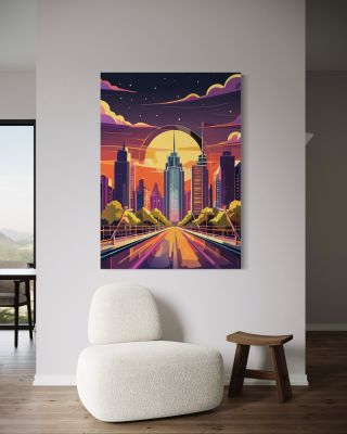 ✨ Když se den loučí a město ožívá… ✨ Fialové tóny soumraku se mísí se září oranžových světel a vytvářejí magickou...