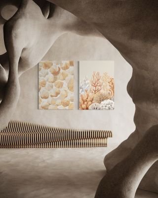 ✨ Minimalistický zázrak pro váš interiér! ✨ Béžové mušle a korály – dokonalá kombinace přírodního klidu a elegance, která...