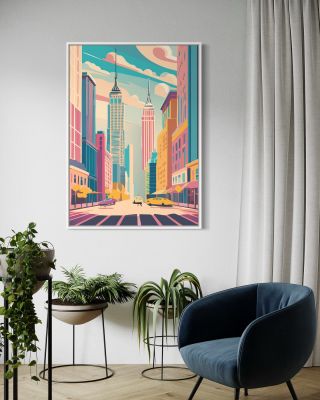 🌆✨ Ponořte se do nostalgie s naším plakátem Retro New York! Zachycuje ikonické momenty a atmosféru legendárního města ve...